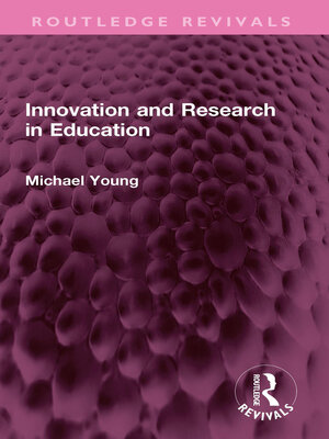 cover image of Innovation and Research in Education
